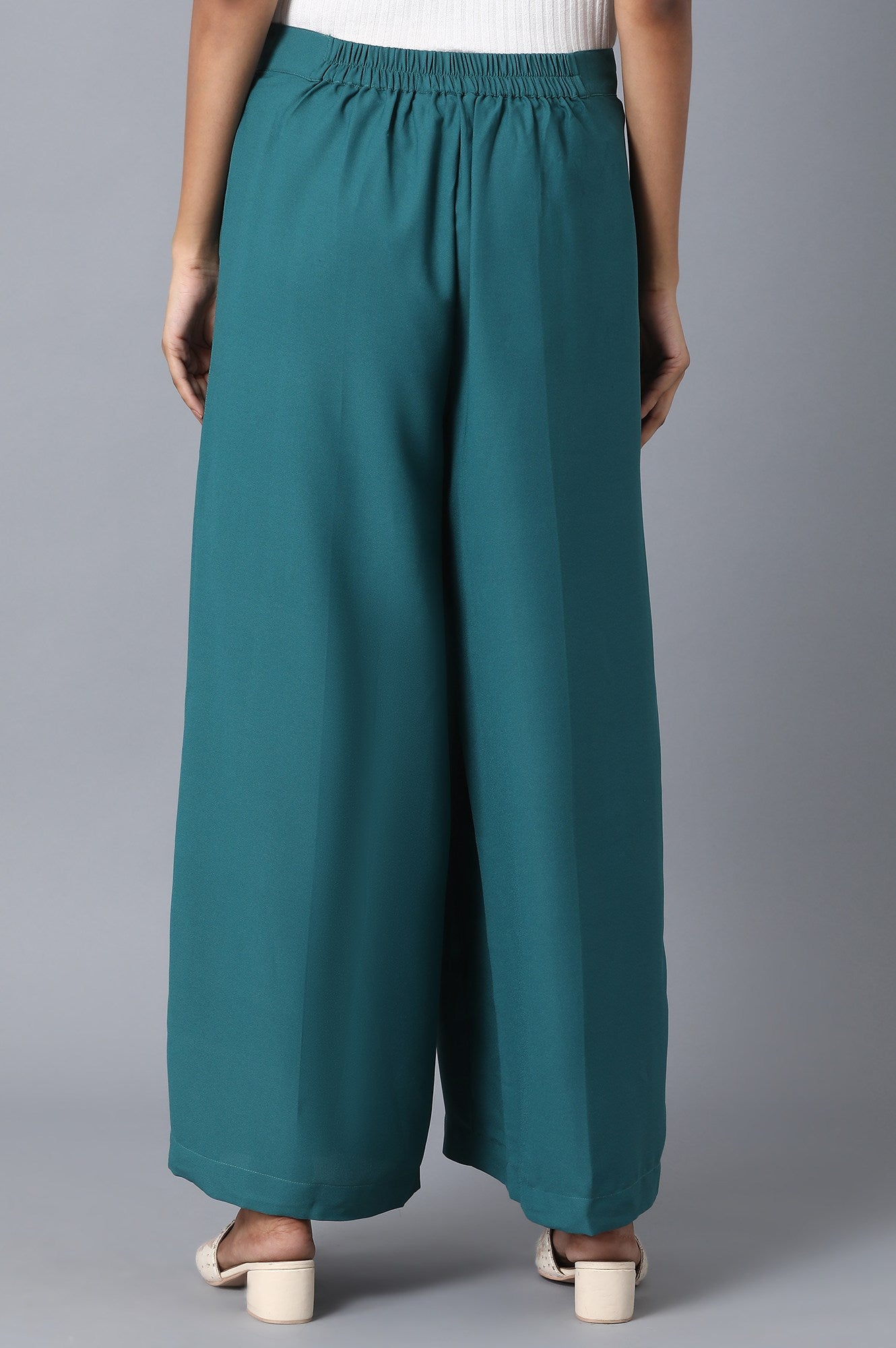 Gold Loose Fit Palazzo