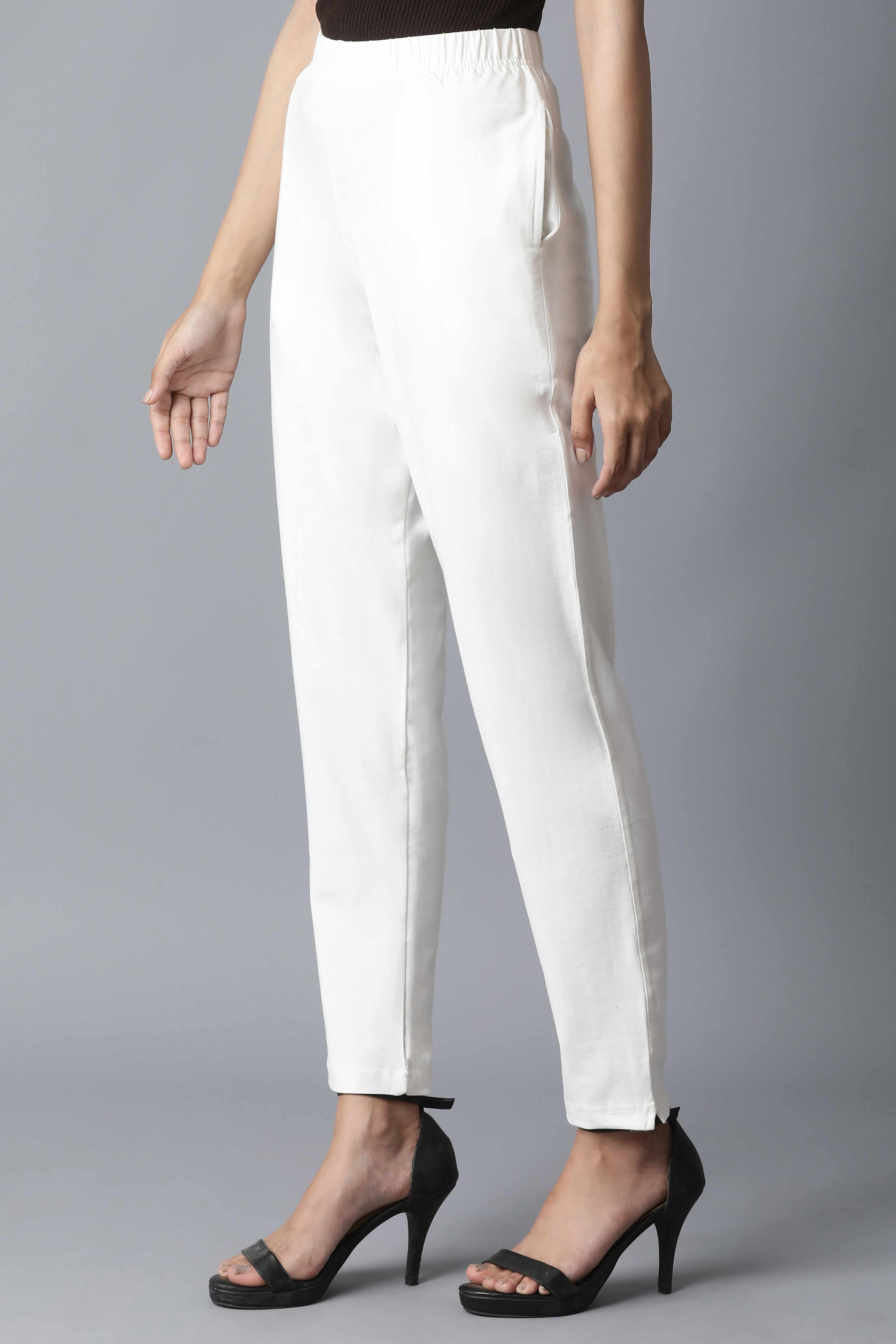 Off-White Straight Pants