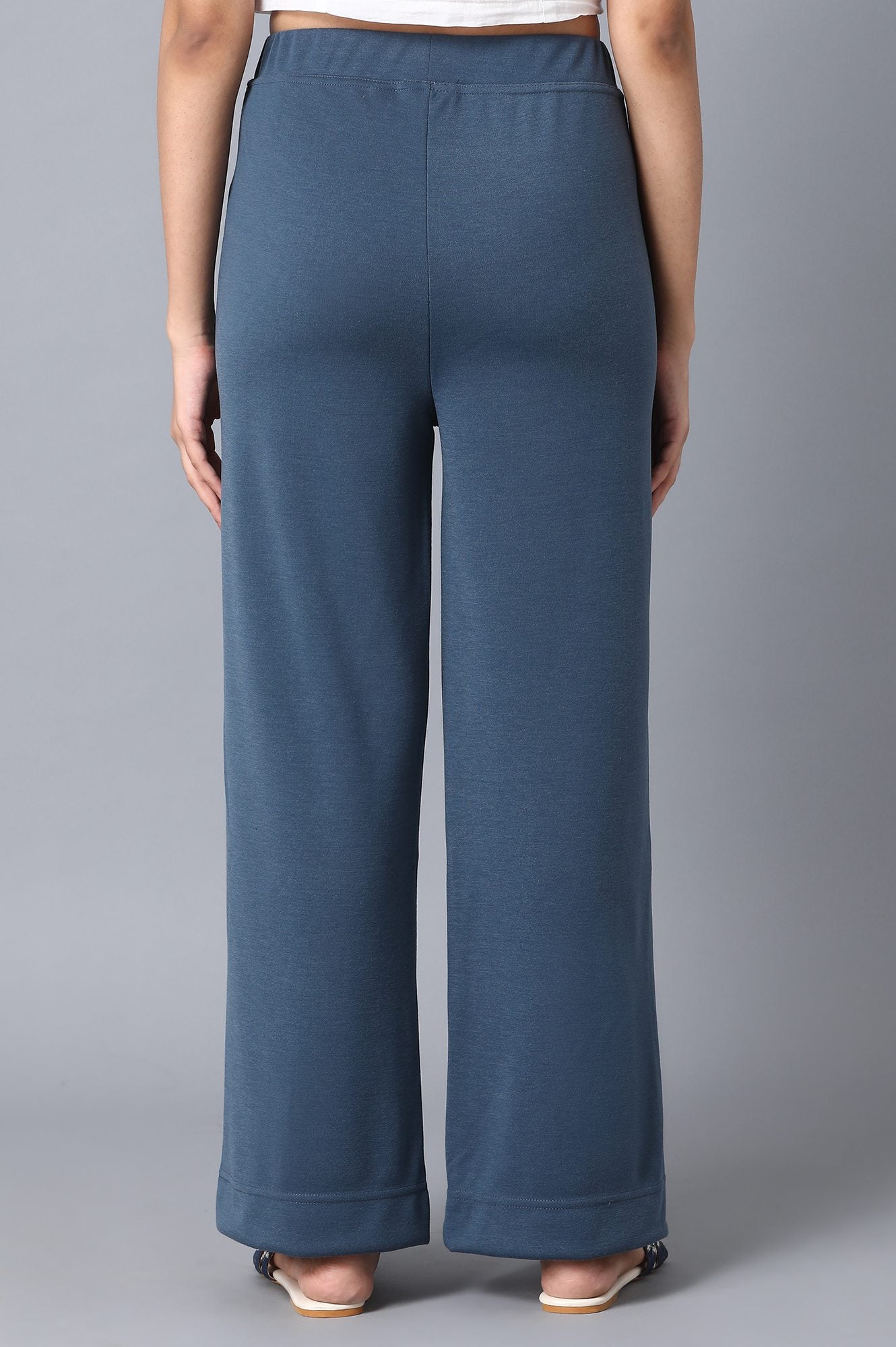 Grey Loose Fit Palazzo