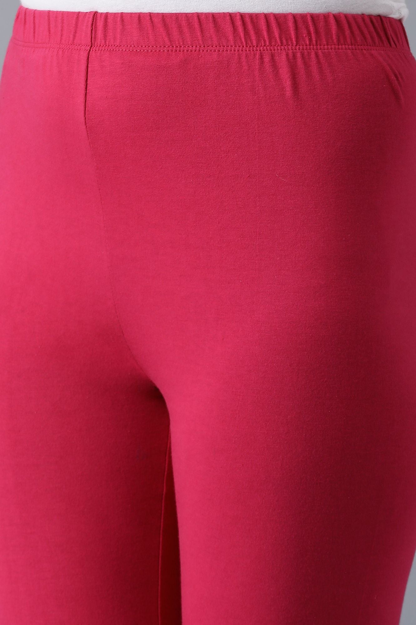 Pink Solid churidar
