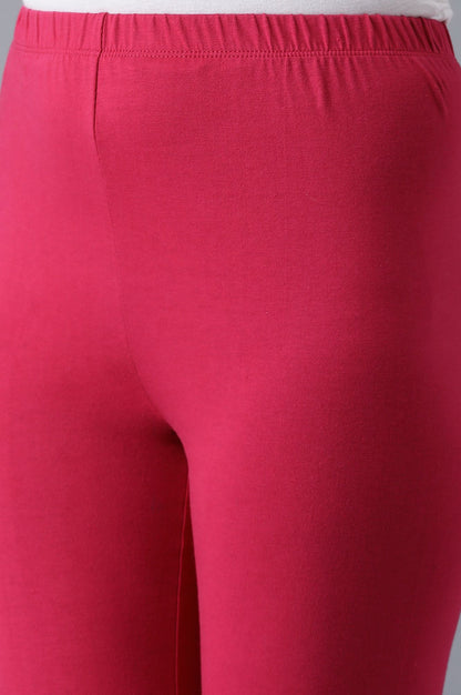Pink Solid churidar