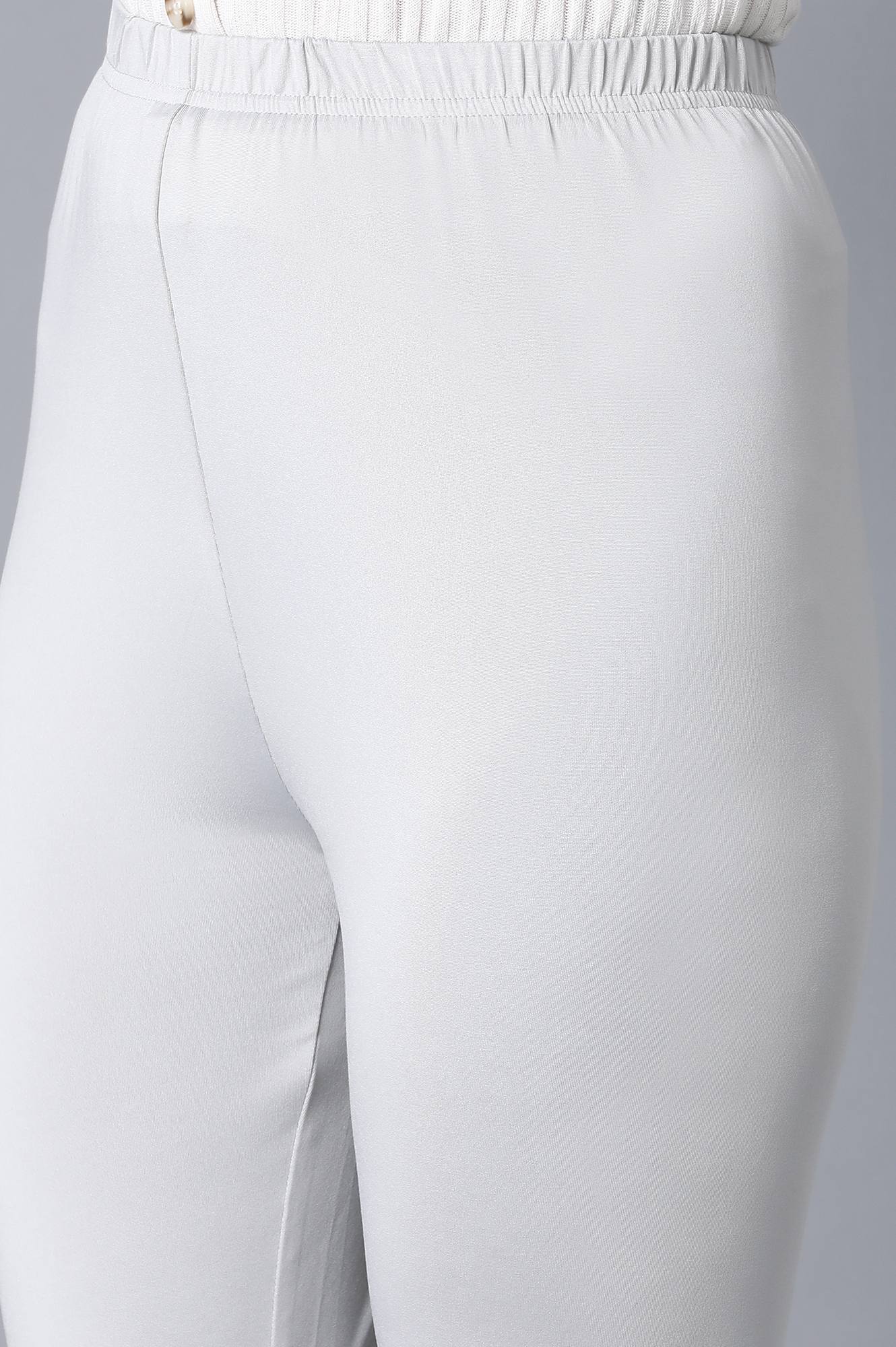 Grey Cotton Churidar