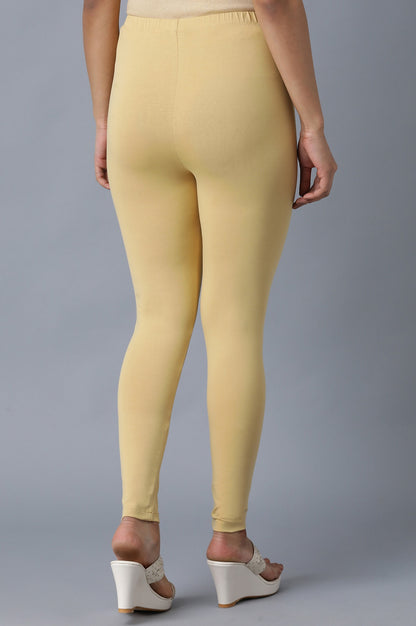 Brown solid tights