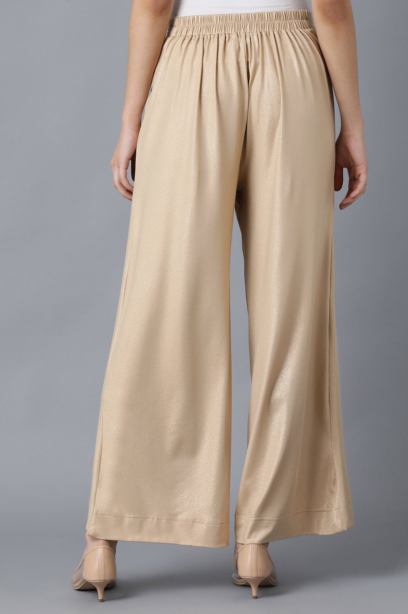 Rose Gold Straight Palazzo