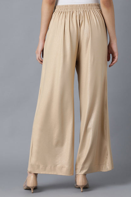 Rose Gold Straight Palazzo