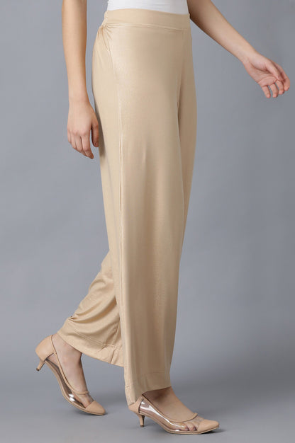 Rose Gold Straight Palazzo