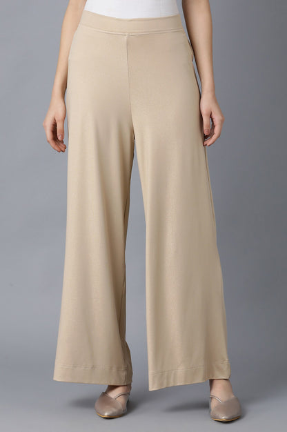 Gold Straight Palazzo