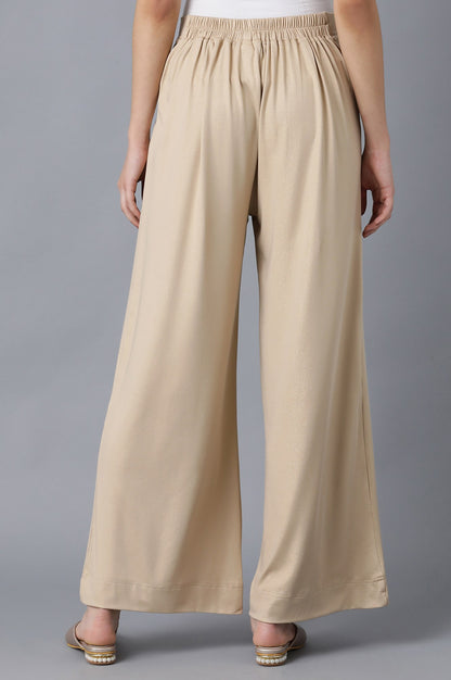Gold Straight Palazzo