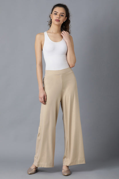 Gold Straight Palazzo