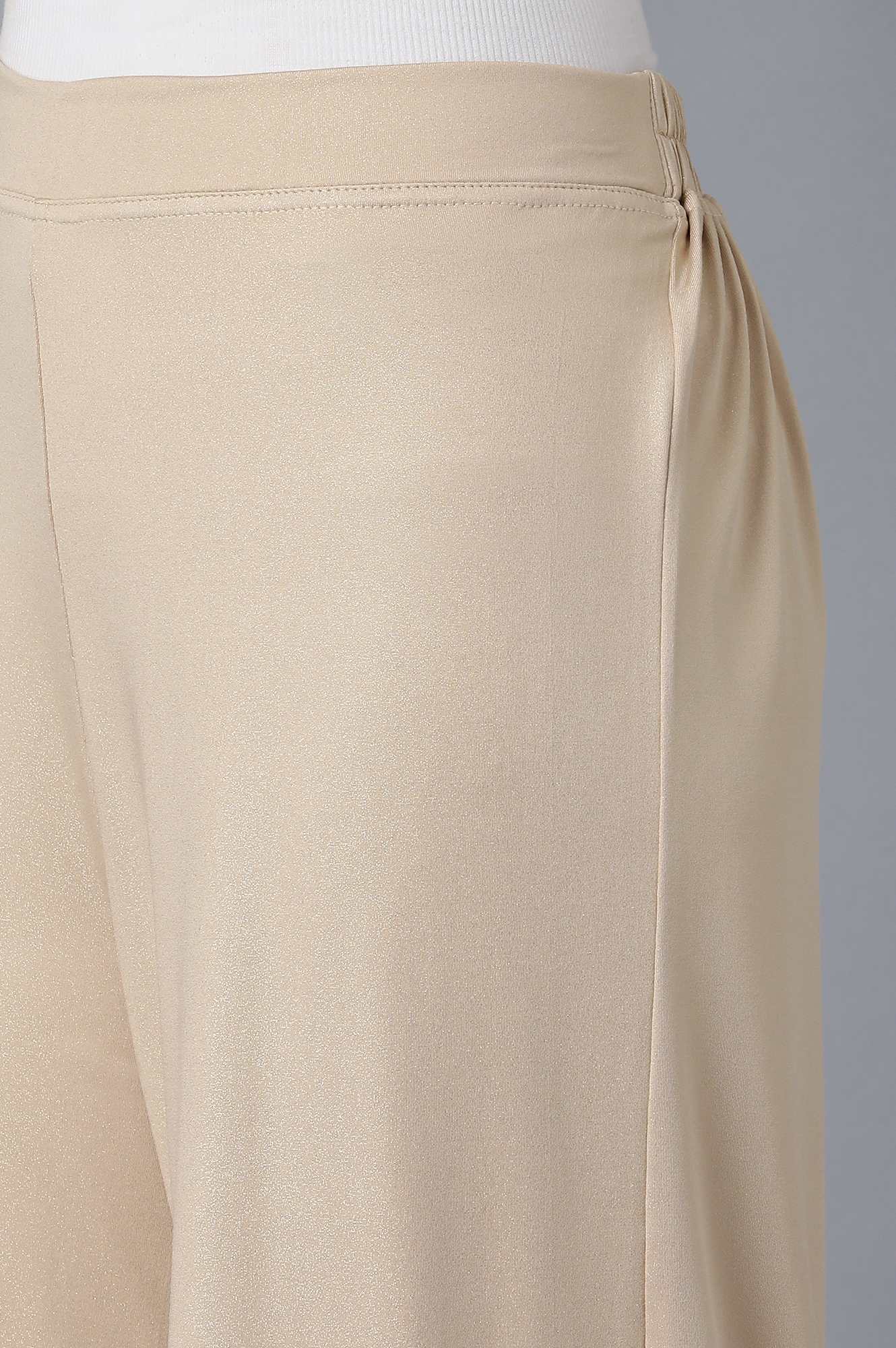 Gold Straight Palazzo