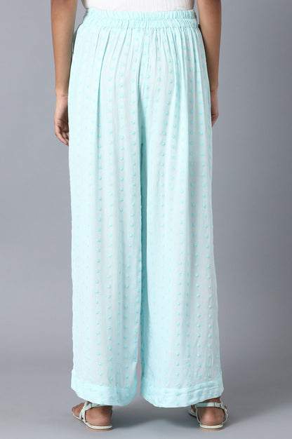 Light Blue Loose Fit Palazzo