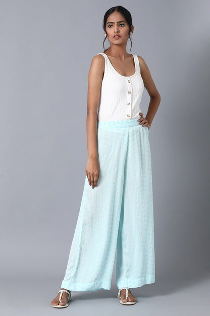 Light Blue Loose Fit Palazzo