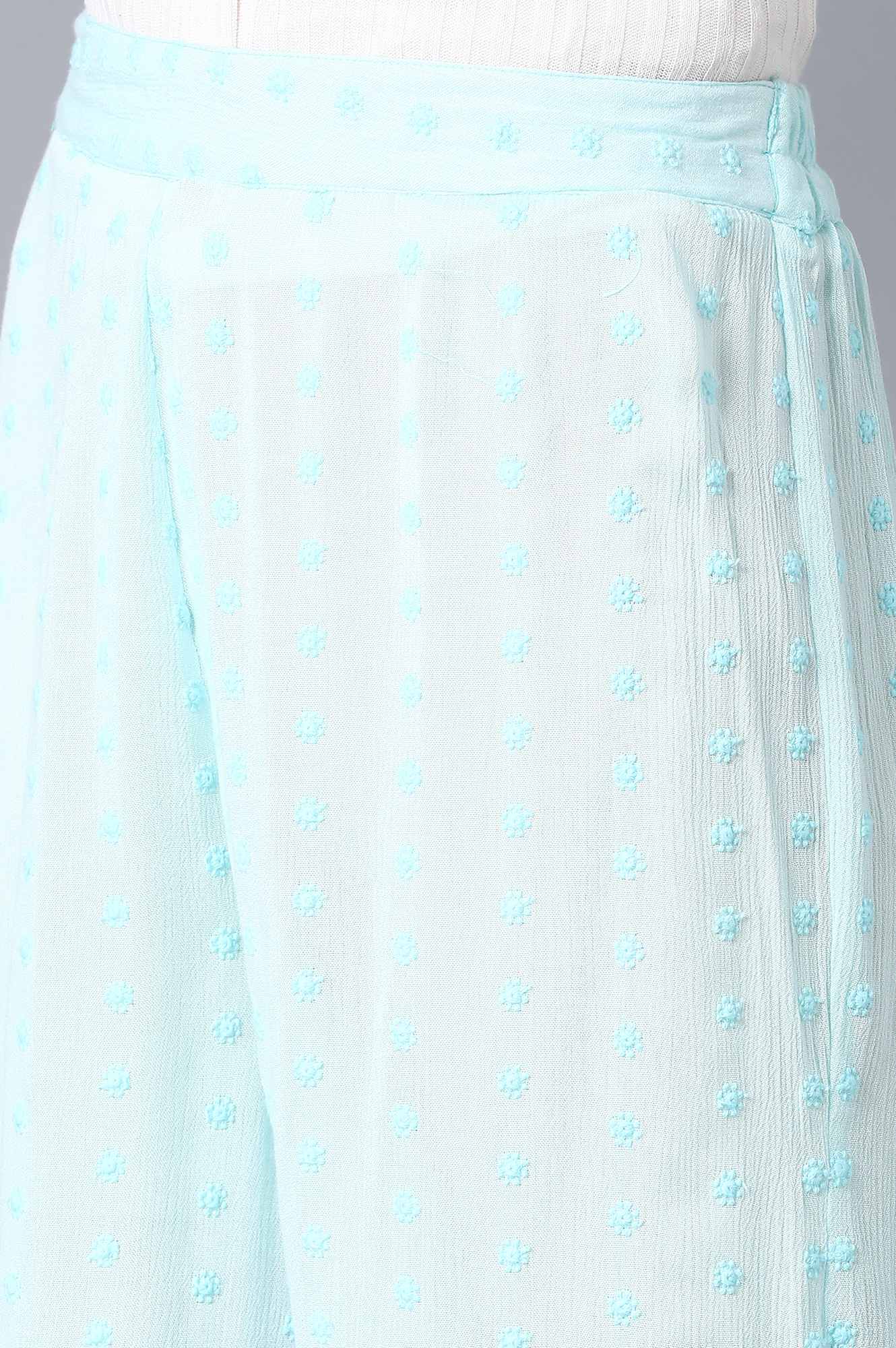 Light Blue Loose Fit Palazzo