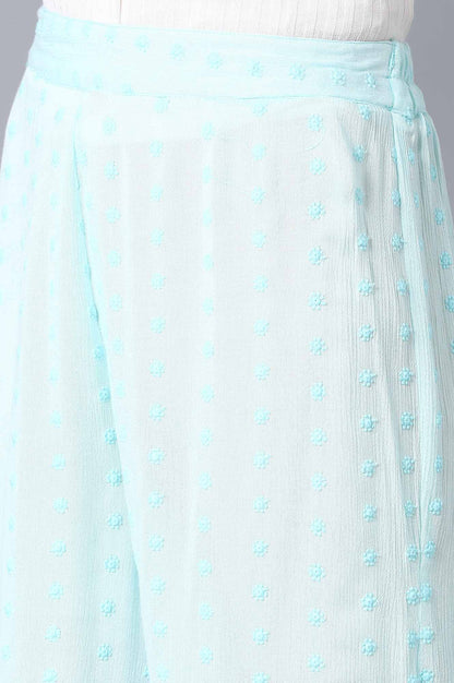 Light Blue Loose Fit Palazzo