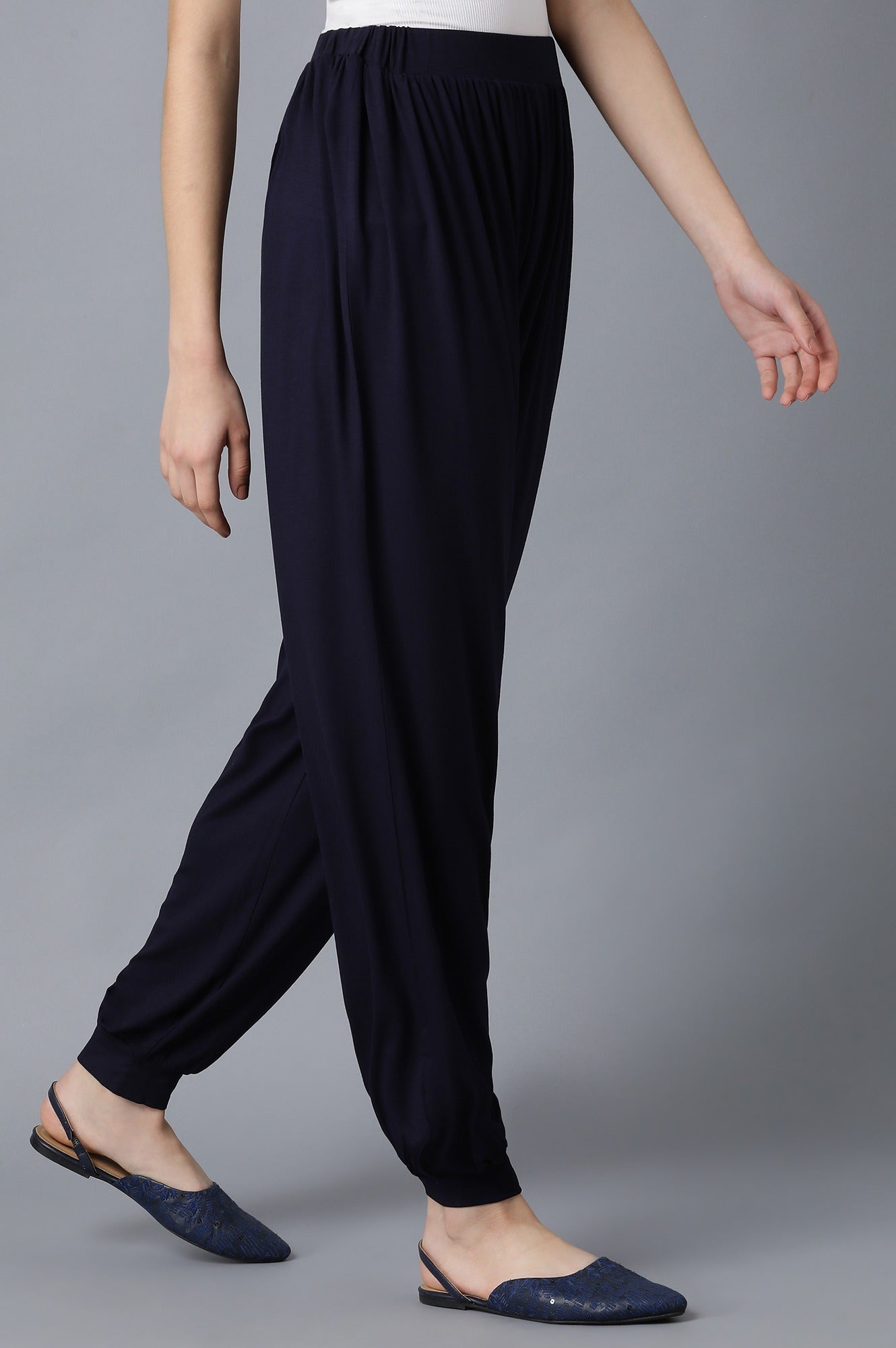 Blue Harem Pants