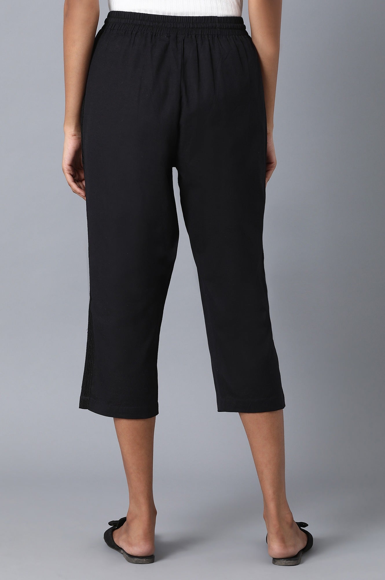 Black Slim Fit Trouser Pants