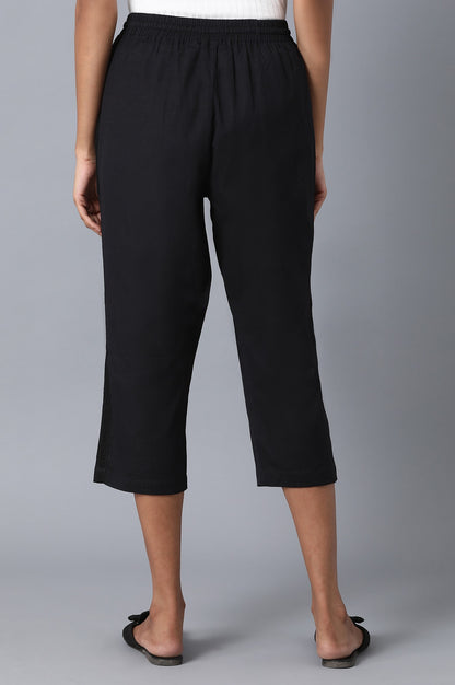 Black Slim Fit Trouser Pants
