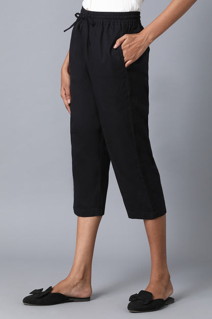 Black Slim Fit Trouser Pants