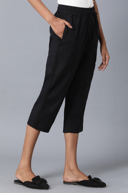 Black Slim Fit Trouser Pants