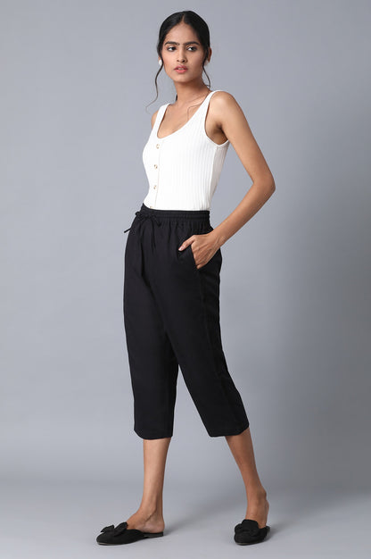 Black Slim Fit Trouser Pants
