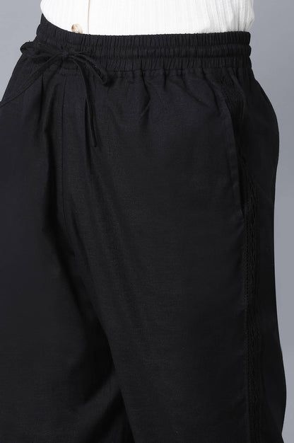 Black Slim Fit Trouser Pants