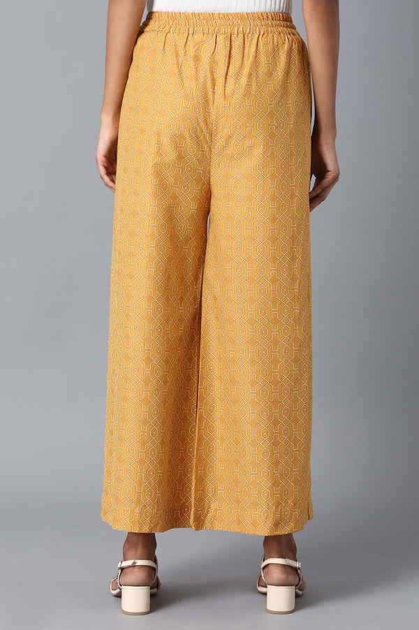 Gold Straight Palazzo