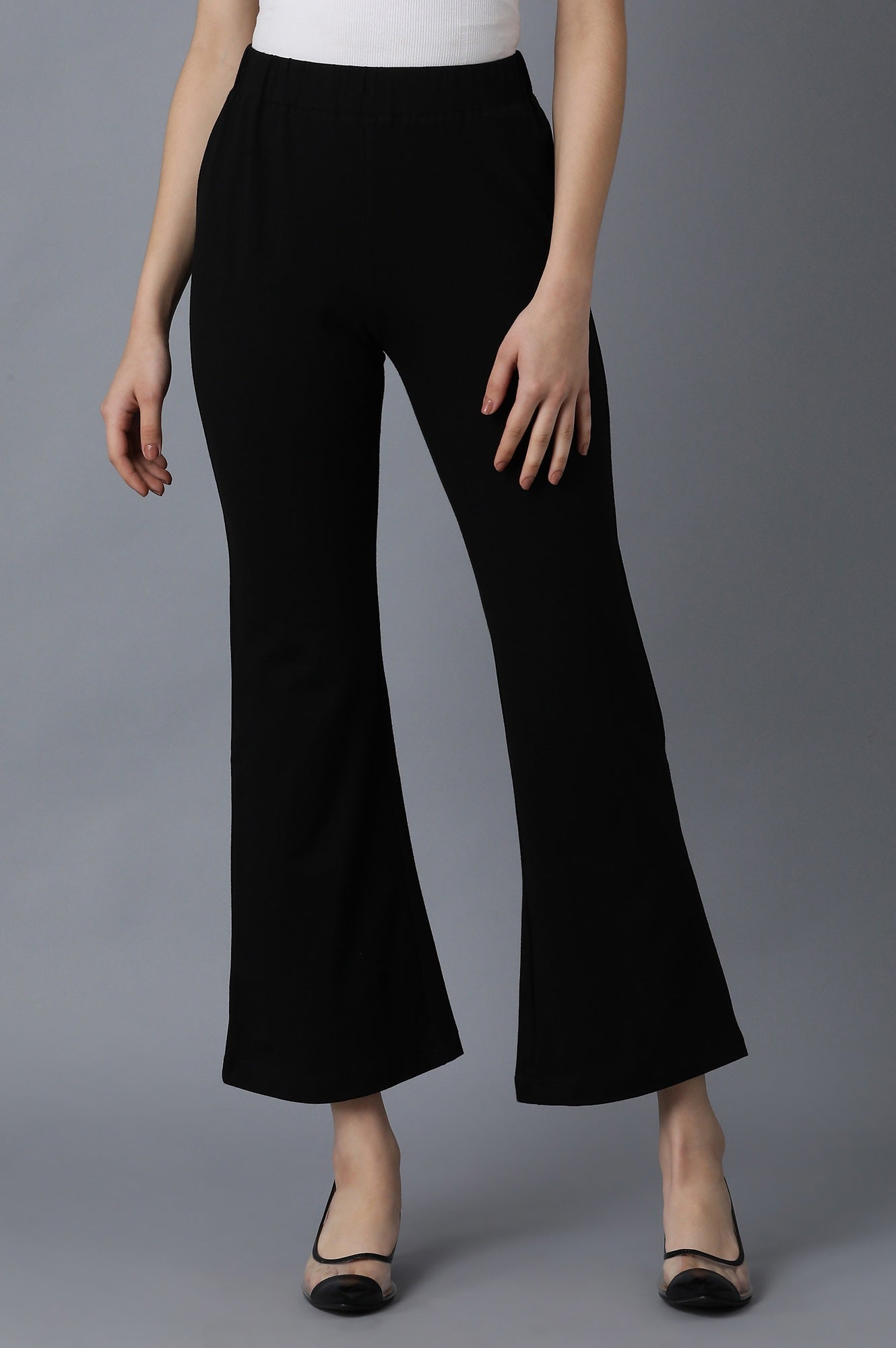 Black Cotton Pants