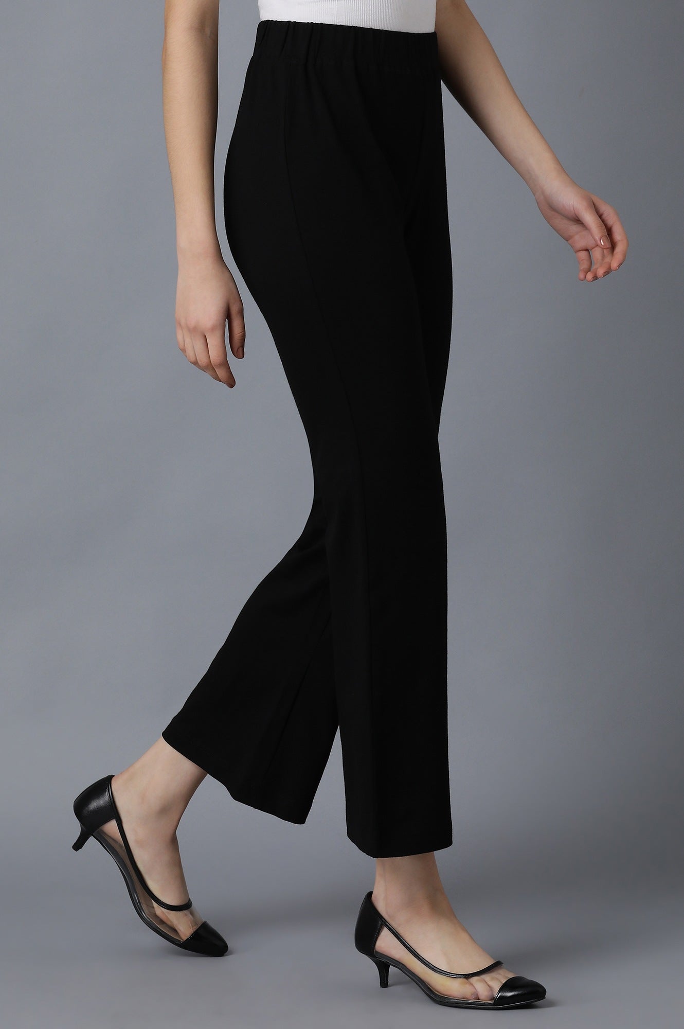 Black Cotton Pants