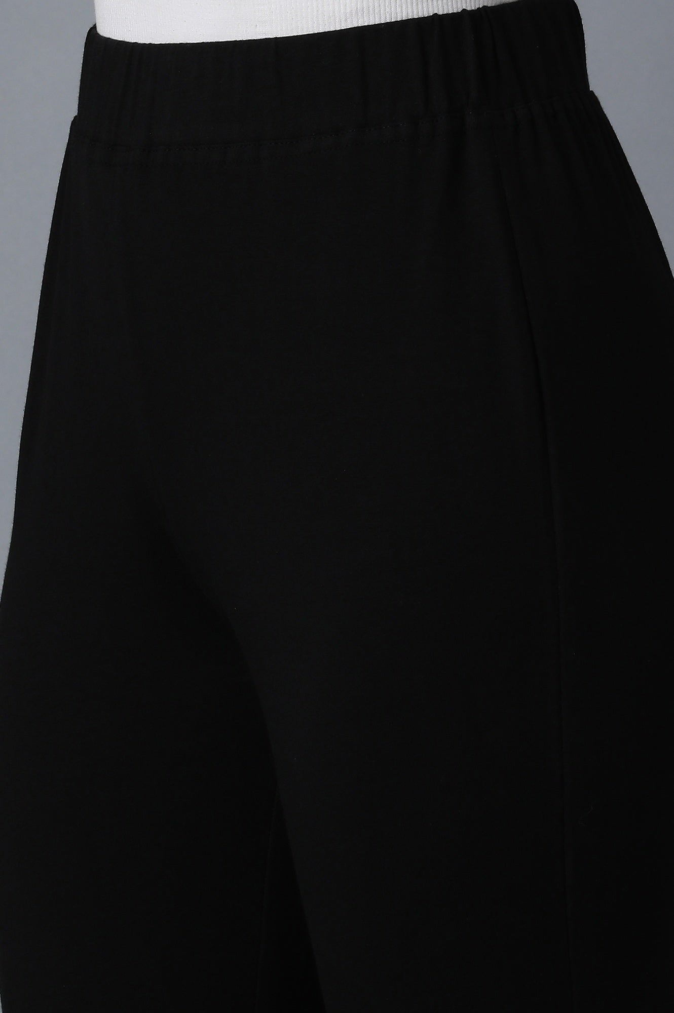 Black Cotton Pants