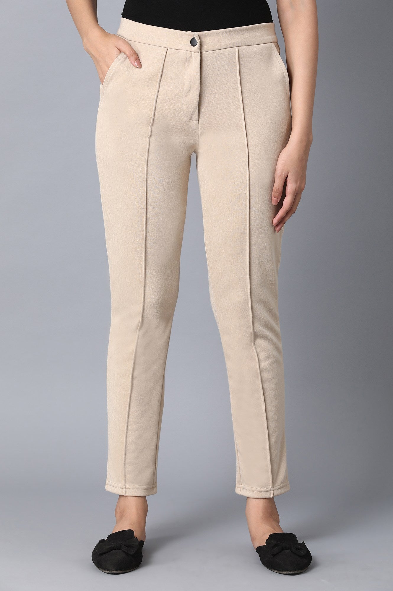 Green Slim Fit Trouser Pants