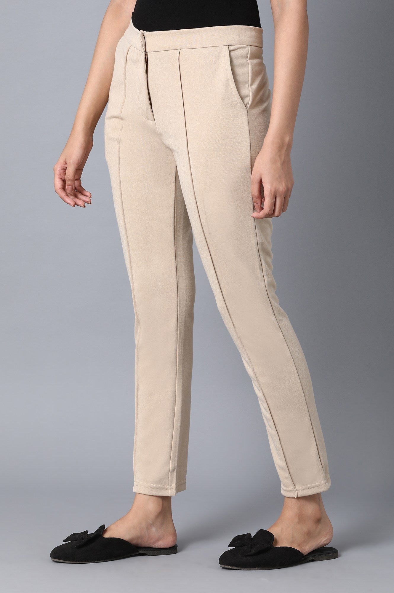 Green Slim Fit Trouser Pants