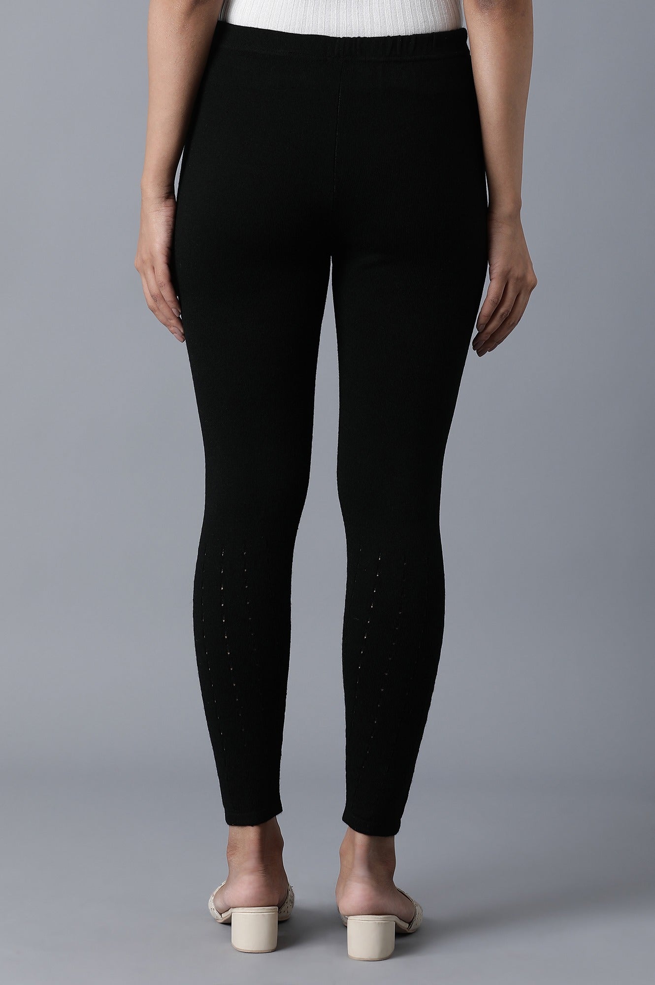 Black Ankle Length Tights