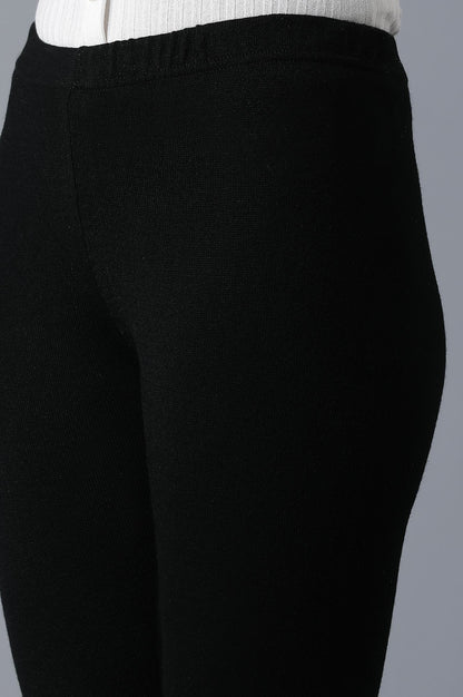 Black Ankle Length Tights
