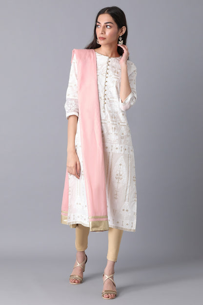 Pink Voile Dupatta