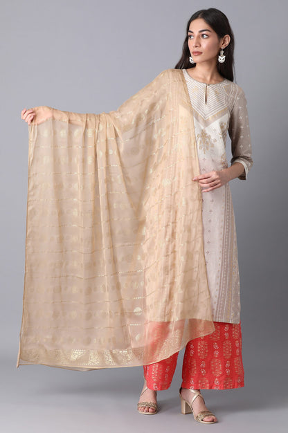 Gold Printed Dupatta