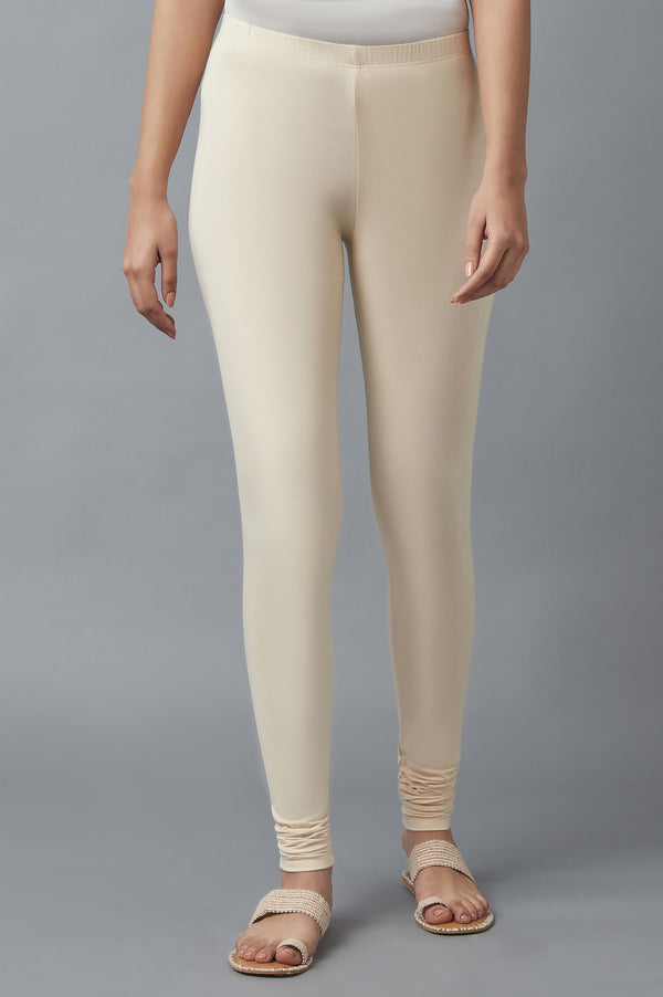 Beige Skin Fit Churidar