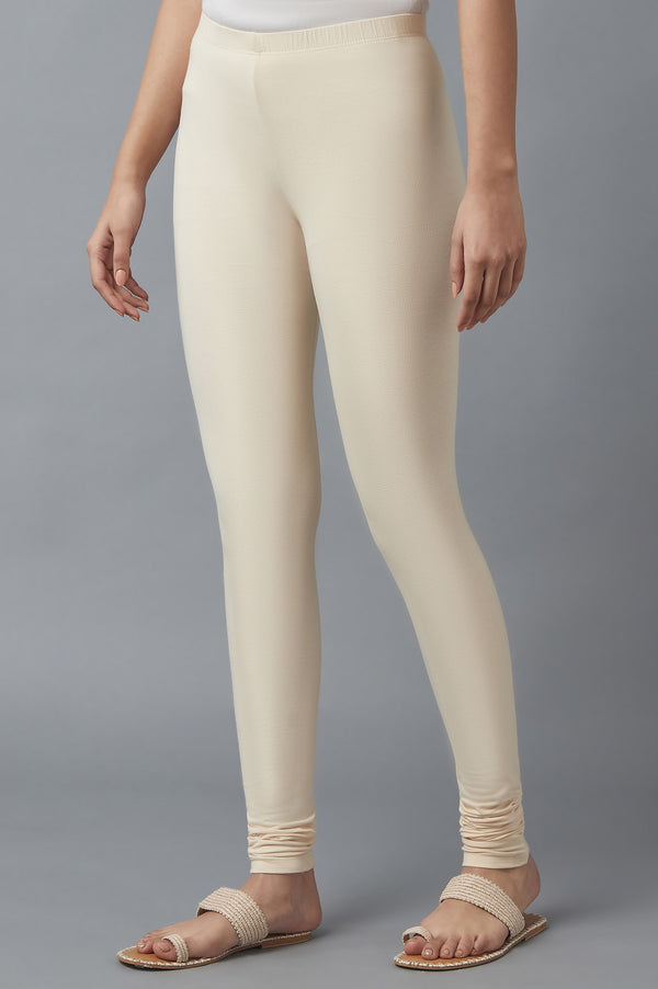 Beige Skin Fit Churidar