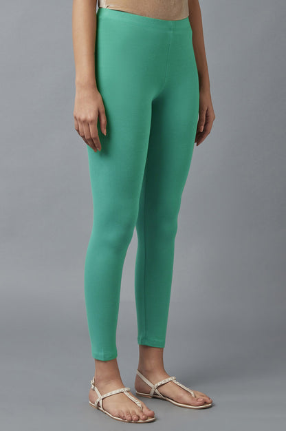 Light Blue Cotton Lycra Tights
