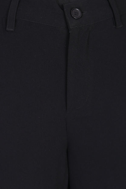 Black Slim Fit Bootcut Boss Pants