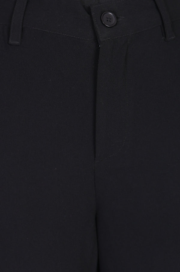Black Slim Fit Bootcut Boss Pants