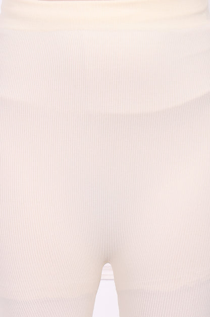 Off-White Textured Skinny Fit Tights